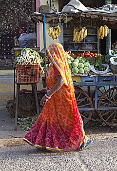 印度女人,传统服装