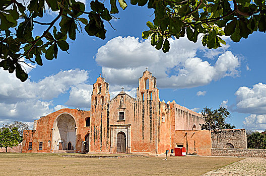 大教堂,尤卡坦州,墨西哥,中美洲