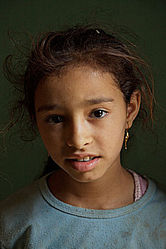 孩子,乡村,公里,北方,城市,地区,埃及,六月,2007年