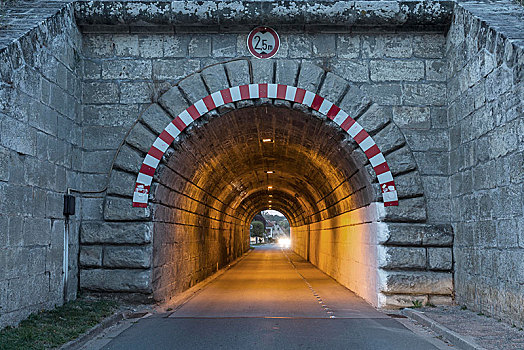 隧道,老,运河,20世纪,中间,弗兰克尼亚,巴伐利亚,德国,欧洲
