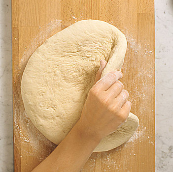 折叠,面包团