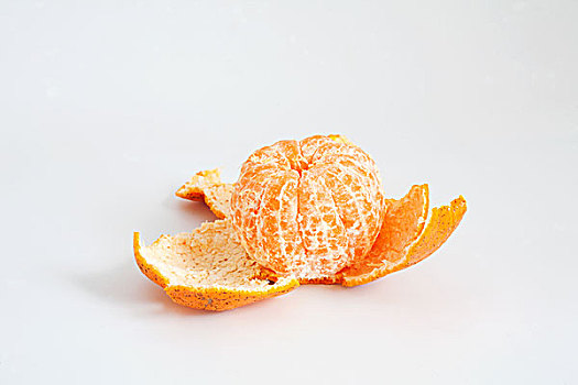 剥开的橘子,碰柑