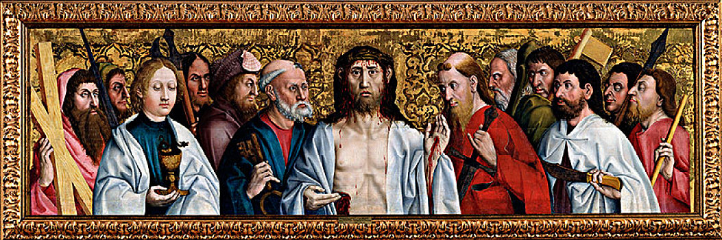 耶稣,十二门徒岩,一半,15世纪,艺术家,德国人