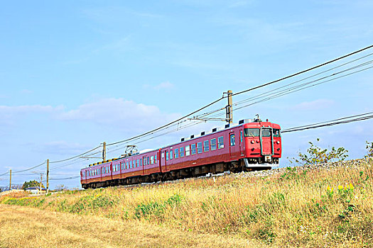 列车,线条,石川