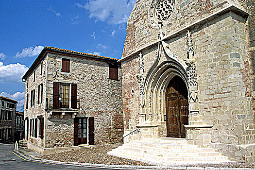 法国,阿基坦,教堂,13世纪,15世纪,世纪
