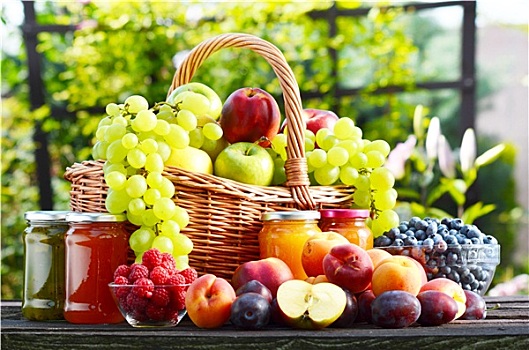 新鲜,成熟,有机,水果,花园,均衡饮食