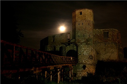 城堡,夜晚