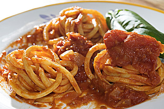 意大利面,番茄汤