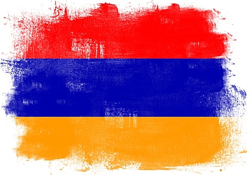 旗帜,亚美尼亚,涂绘,画刷