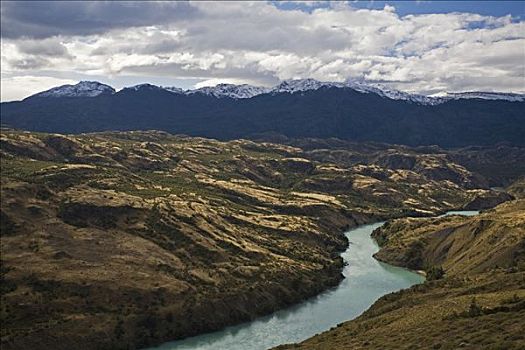 河,做糕点,巴塔哥尼亚,智利,南美