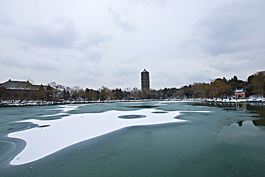 北京大学雪景