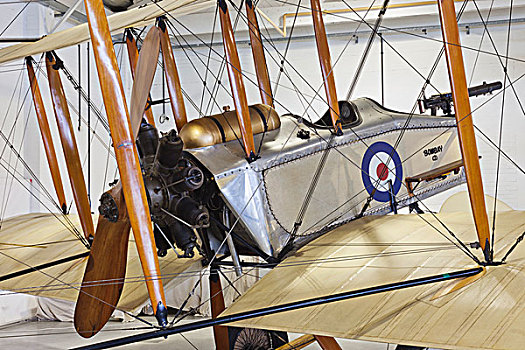 英格兰,伦敦,皇家,空军,博物馆,展示,旧式,飞机