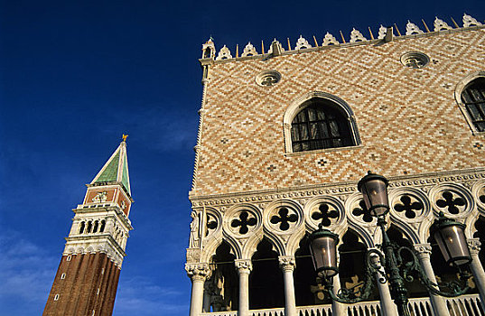 意大利,威尼斯,钟楼,圣马科,宫殿,总督