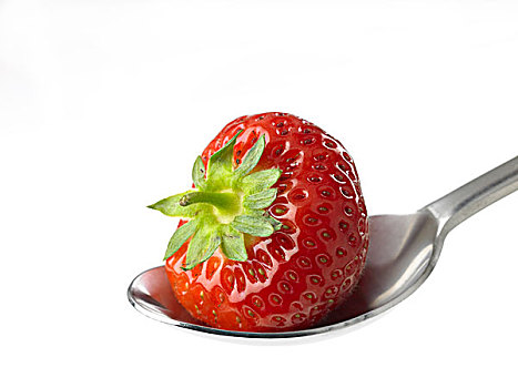 草莓,勺子