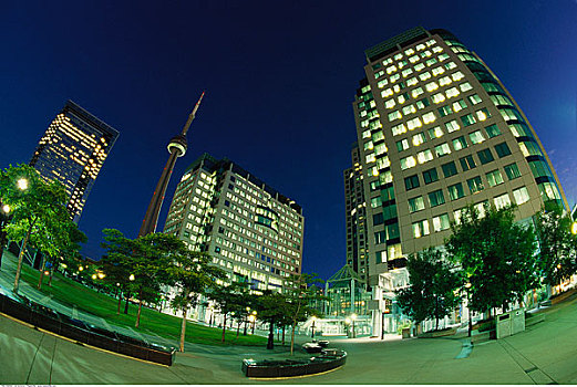 加拿大国家电视塔,地铁,中心,多伦多,安大略省,加拿大