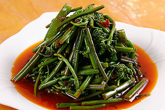 豆豉山野菜