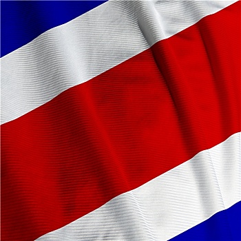 哥斯达黎加,旗帜,特写