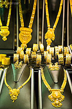 珠宝商,店,黄金市场,迪拜,阿联酋,中东