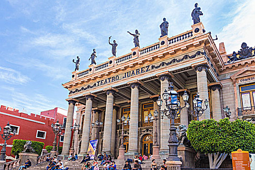 墨西哥,瓜纳华托,户外,剧院,画廊