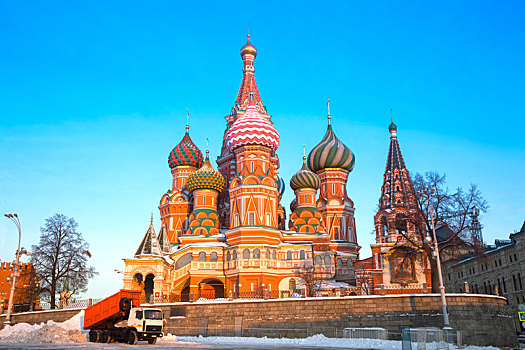 俄罗斯莫斯科圣瓦西里升天大教堂