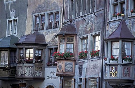 旧城,博登湖区,瑞士,欧洲