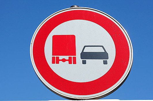 交通标志,追赶,卡车,机动车,上方,德国,欧洲