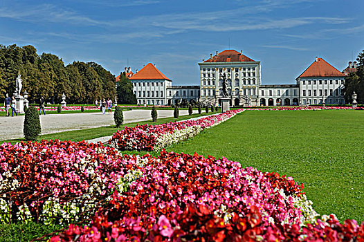 宁芬堡,宫殿,公园,慕尼黑,巴伐利亚,德国,欧洲