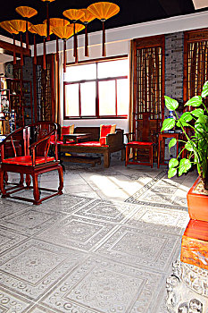 唐语砖雕室内装饰