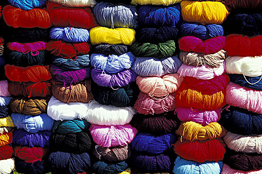 南美,秘鲁,库斯科市,毛织品,出售,市场