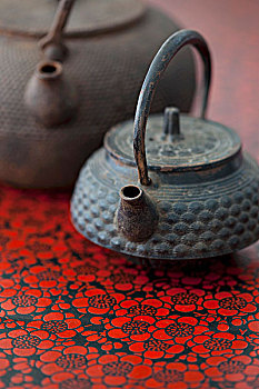 两个,中国,茶壶