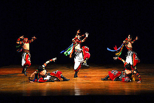 特技,内蒙古,剧院,局部,文化,交换,节目,孟加拉,中国,十月,2009年
