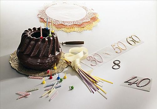 巧克力,生日蛋糕,装饰