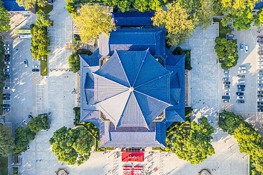 航拍广州中山纪念堂