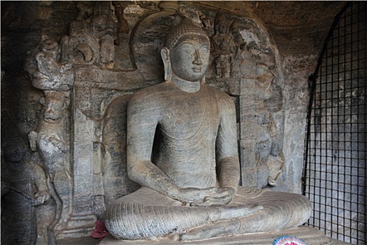 伽尔寺,佛像,波隆纳鲁沃古城,斯里兰卡