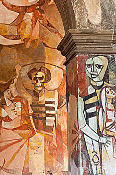 墨西哥,瓜纳华托,艺术协会,壁画