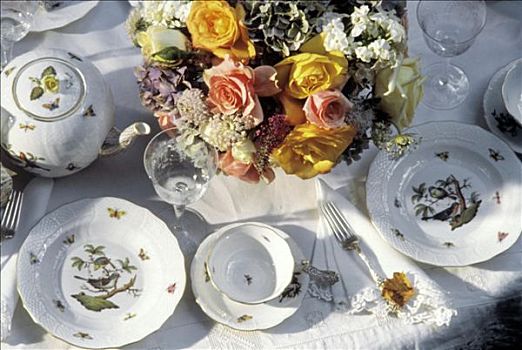 桌面布置,花,花束,桌面摆饰