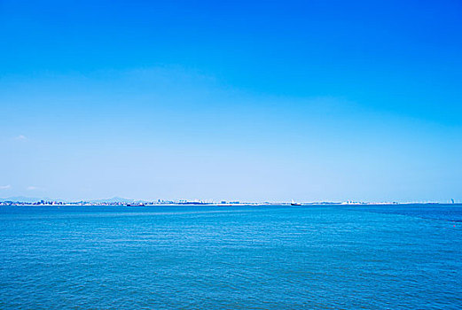 蓝色海洋,蓝天,背景
