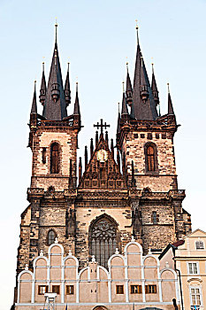 提恩教堂,布拉格,捷克共和国,欧洲