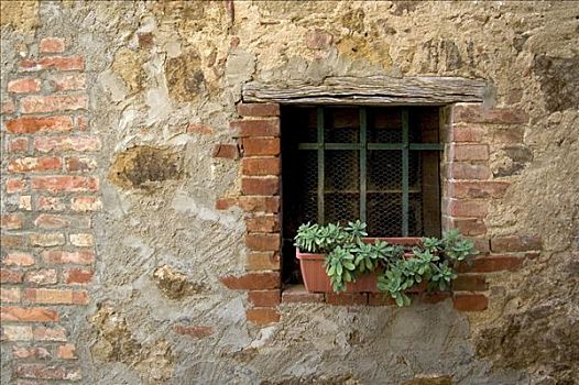 窗户,托斯卡纳,意大利