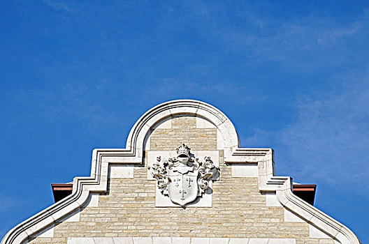 盾徽,皇宫,大学,建筑,桑坦德,坎塔布里亚,西班牙,欧洲