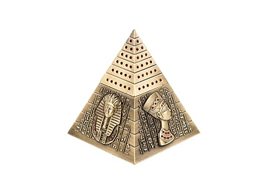 埃及,金字塔,白色背景
