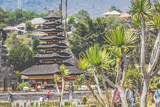 普拉布拉坦寺,庙宇,湖,巴厘岛,印度尼西亚