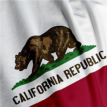 加利福尼亚,旗帜,特写