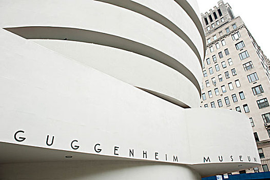 现代建筑,所罗门,古根海姆博物馆,曼哈顿,纽约,美国,北美