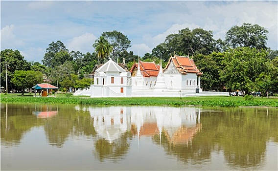 古老,泰国,庙宇,寺院