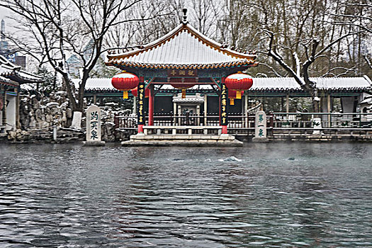 济南雪后风景