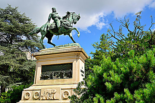 骑马雕像,锡耶纳,锡耶纳省,托斯卡纳,意大利,欧洲