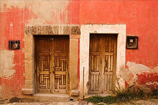 门,建筑,墨西哥
