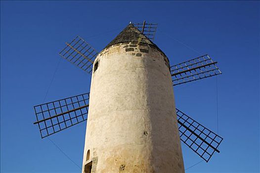 风车,帕尔玛,马略卡岛,西班牙