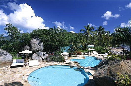 游泳池,小,湾,胜地,维京果岛,岛屿,英属维京群岛,加勒比海